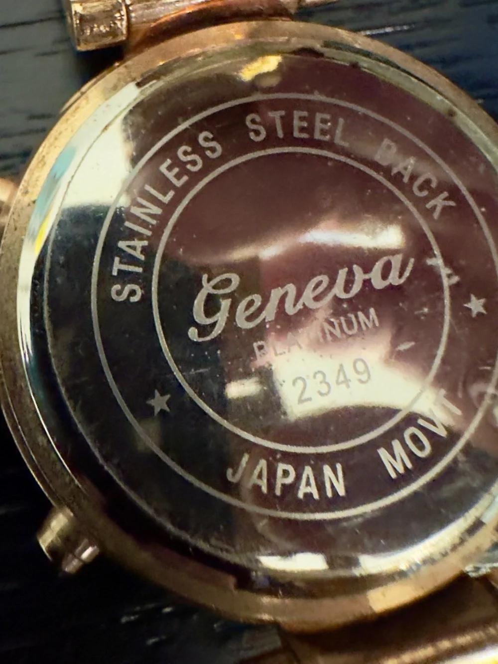Geneva Platinum Model No. 2349 Women's Watch